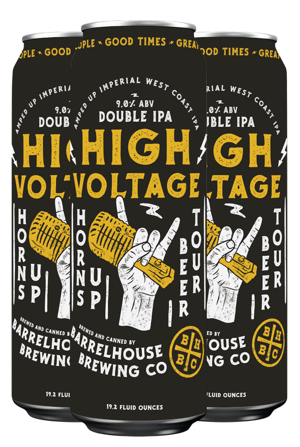 High Voltage - DOUBLE WEST COAST IPA [19.2oz 4pck Cans]