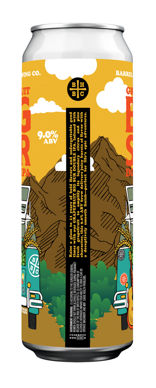 Grapefruit Big Sur Double IPA [19.2oz 4-pck]