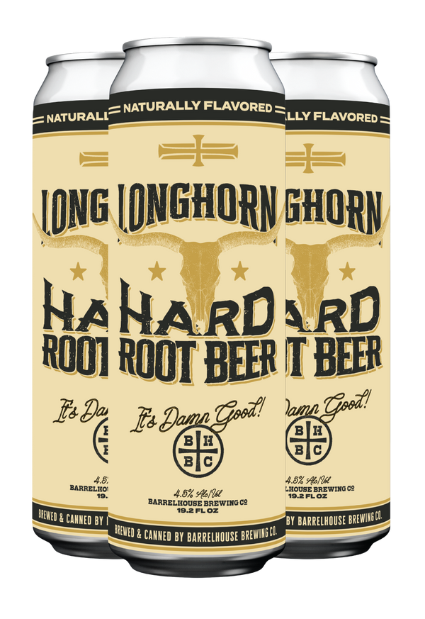 Longhorn Hard Root Beer [19.2oz 4pck Cans]
