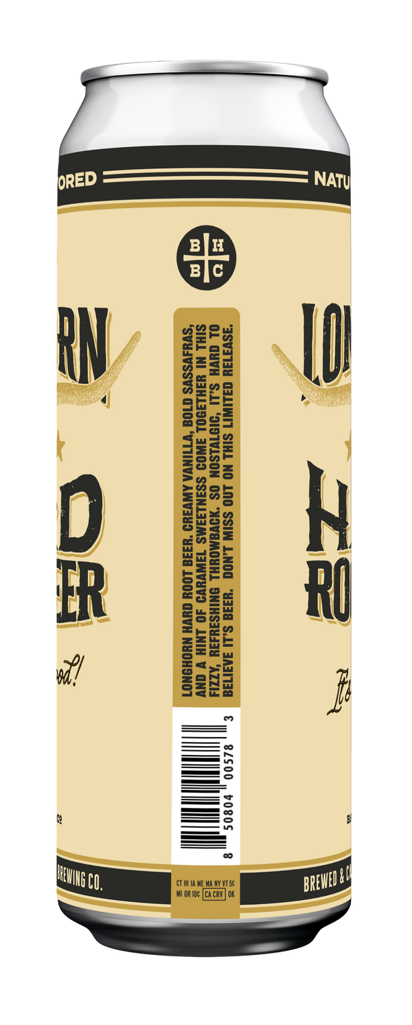 Longhorn Hard Root Beer [19.2oz 4pck Cans]