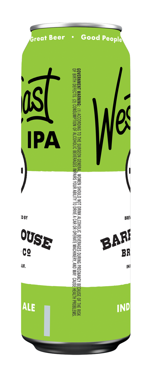 BarrelHouse West Coast IPA (19.2oz Single Cans)