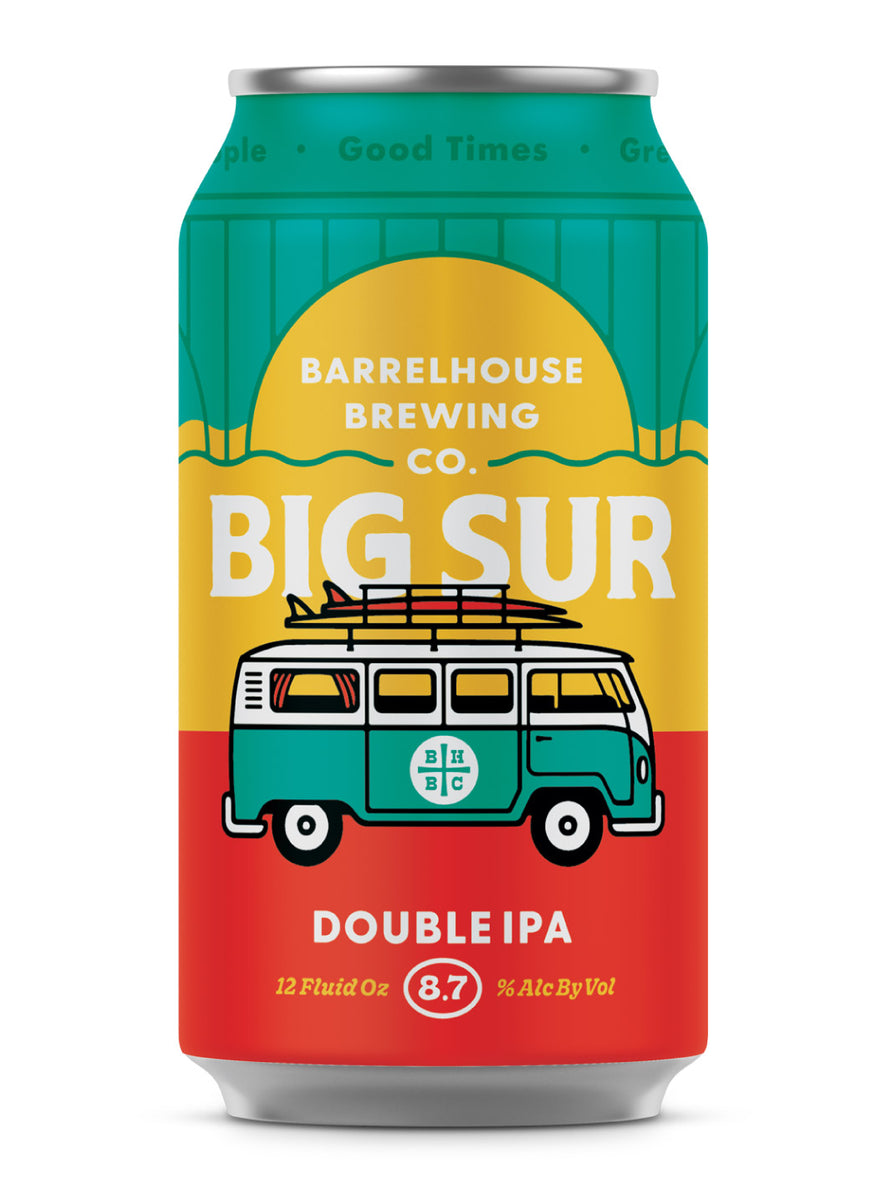 BIG SUR - Double IPA (12oz 12pck Cans) – BarrelHouse Brewing Co.