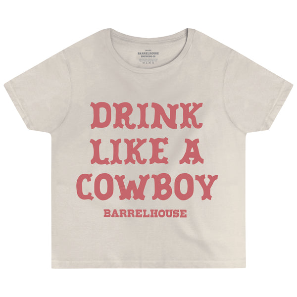 Womens - Drink Like A Cowboy Tee - Vintage