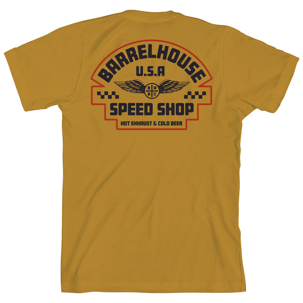 Tshirt - Speed Wings - Mustard