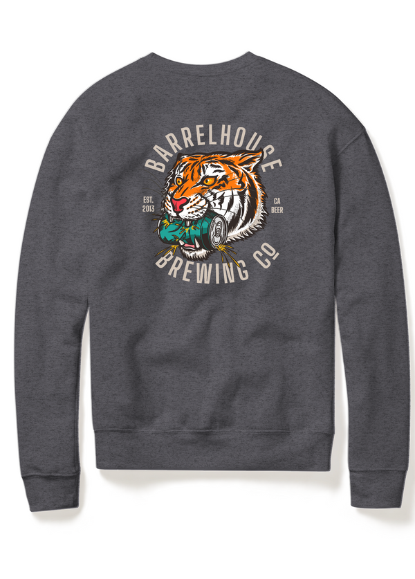 Crushing It Tiger Crewneck Sweatshirt